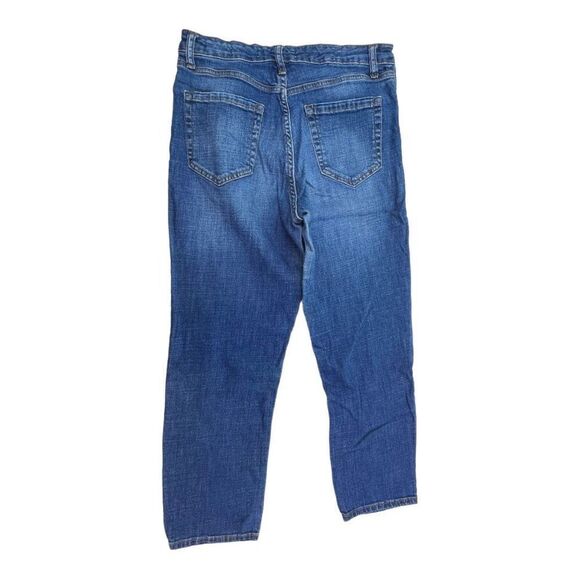 Ella Moss Women's High Waisted Straight Jeans Blue Denim Medium Wash Size 8/29 - Picture 2 of 9